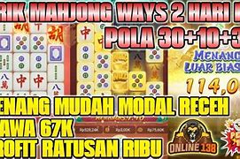 Trik Mahjong Ways 2 Modal Receh Hari Ini Maxwin